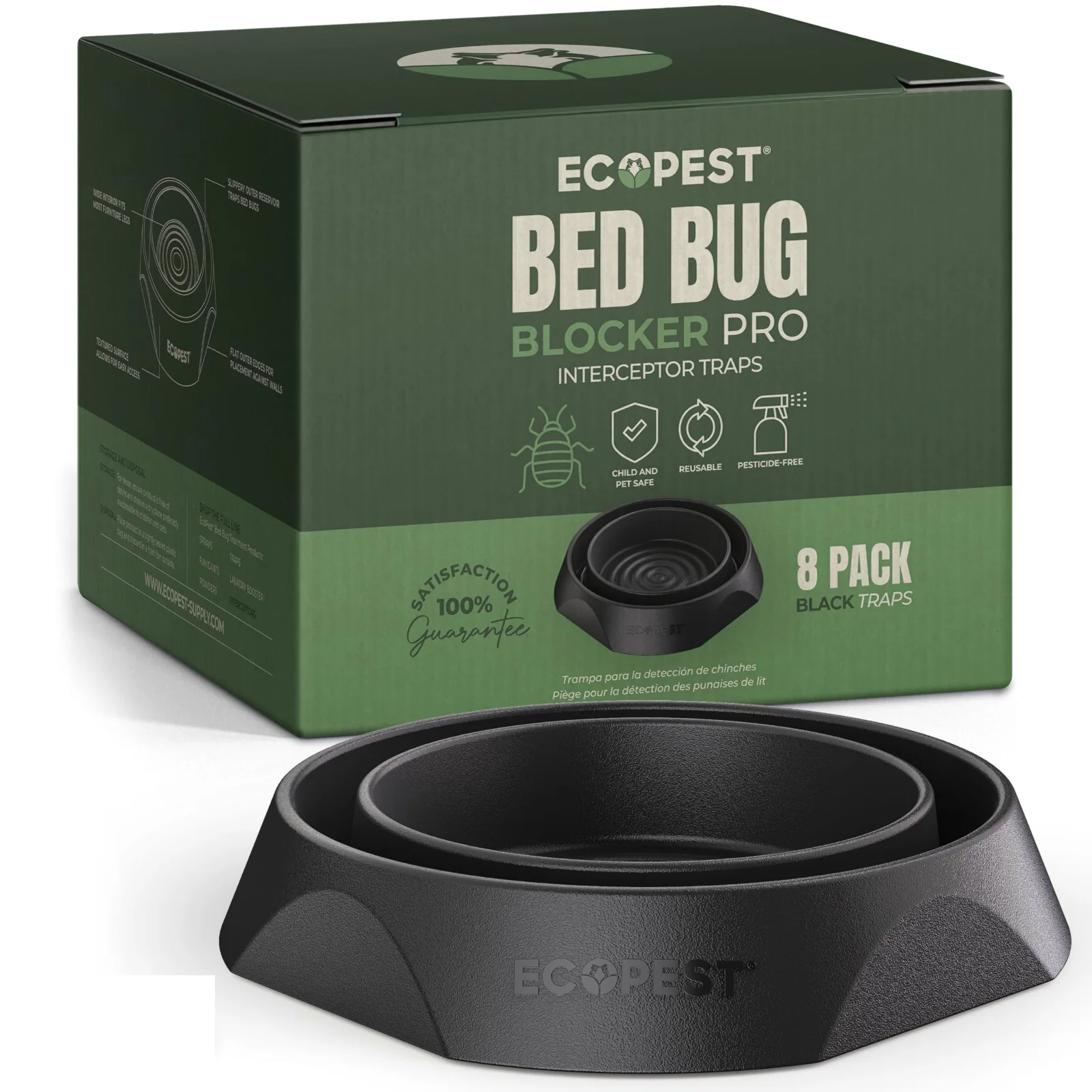 EcoPest Bed Bug Blocker Pro Interceptors