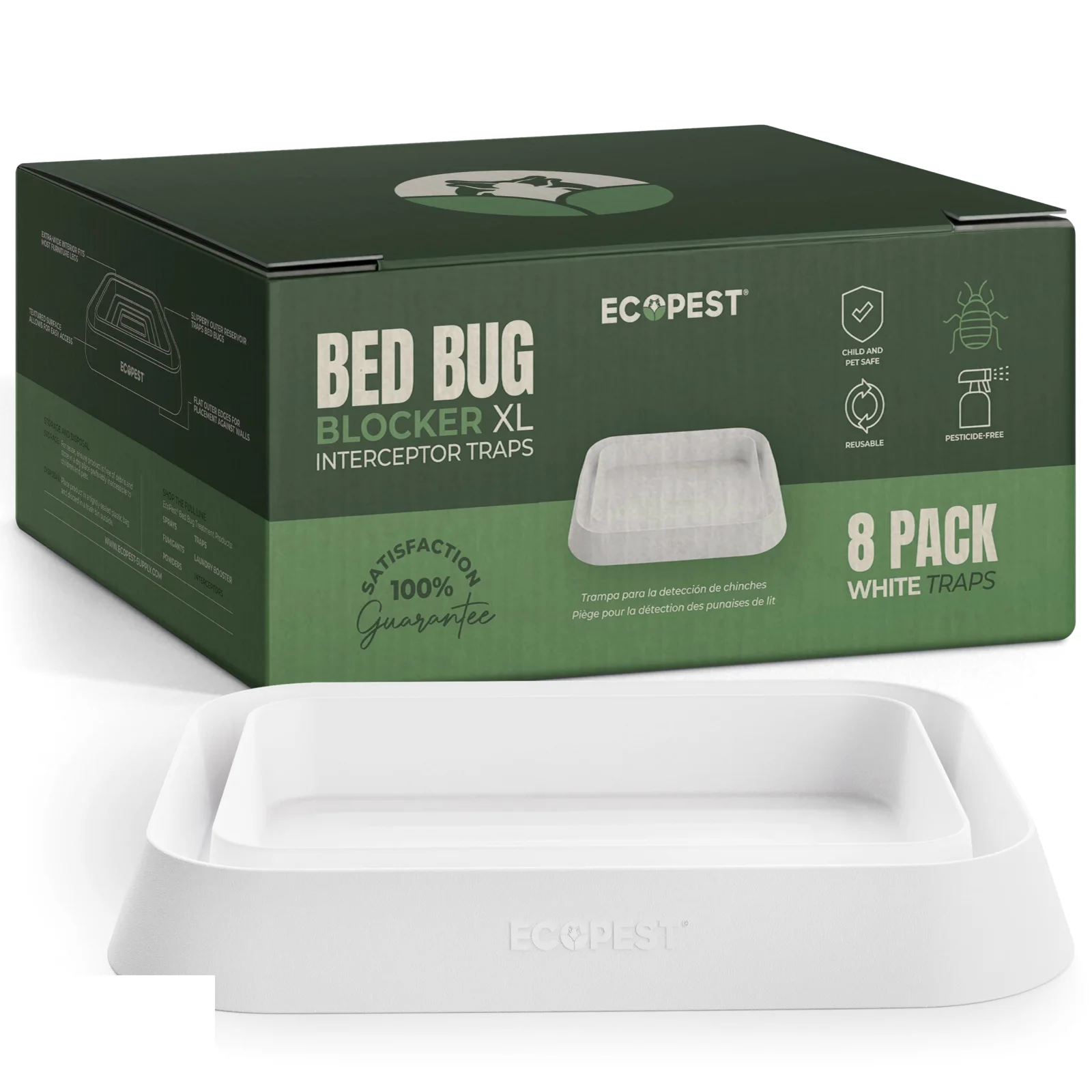 EcoPest Bed Bug Blocker XL Interceptors