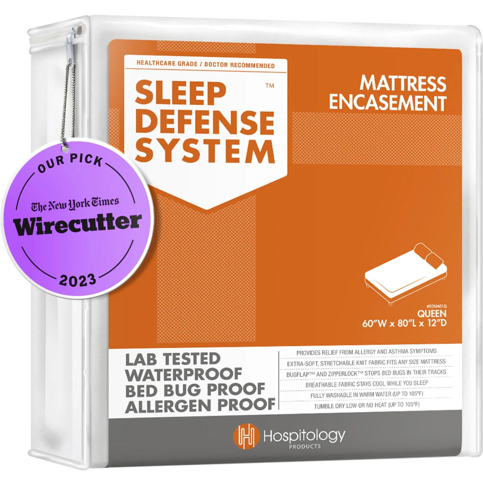 Hospitology Sleep Defense Mattress Encasement