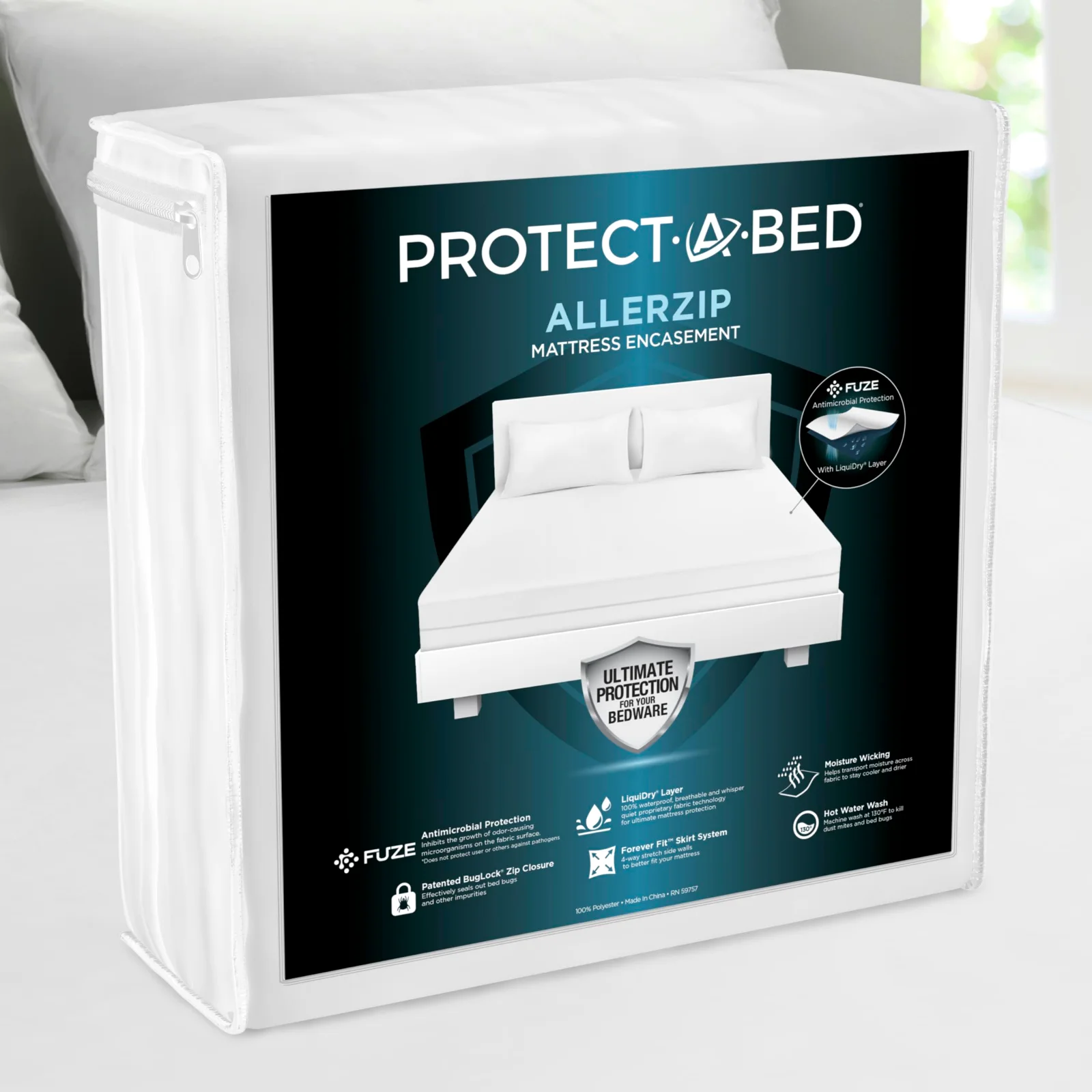 Protect-A-Bed AllerZip Deep Pocket Encasement