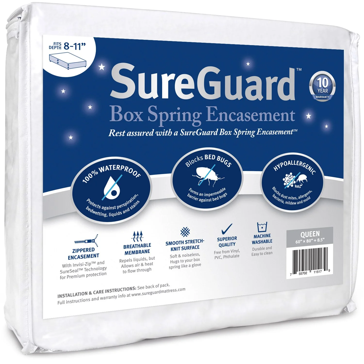 SureGuard Box Spring Encasement