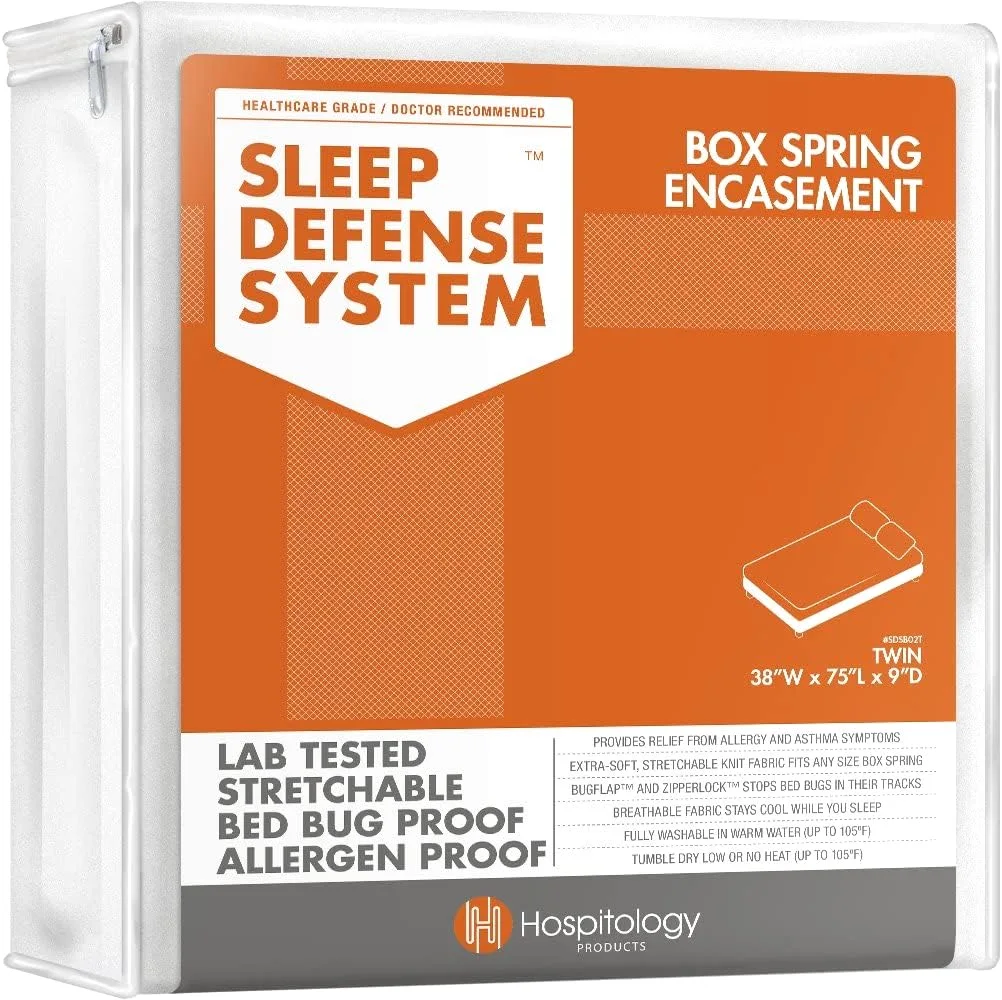 Hospitology Sleep Defense Box Spring Encasement