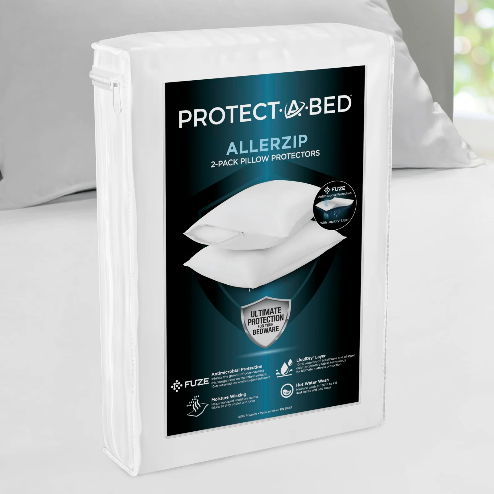 Protect-A-Bed AllerZip Pillow Protectors