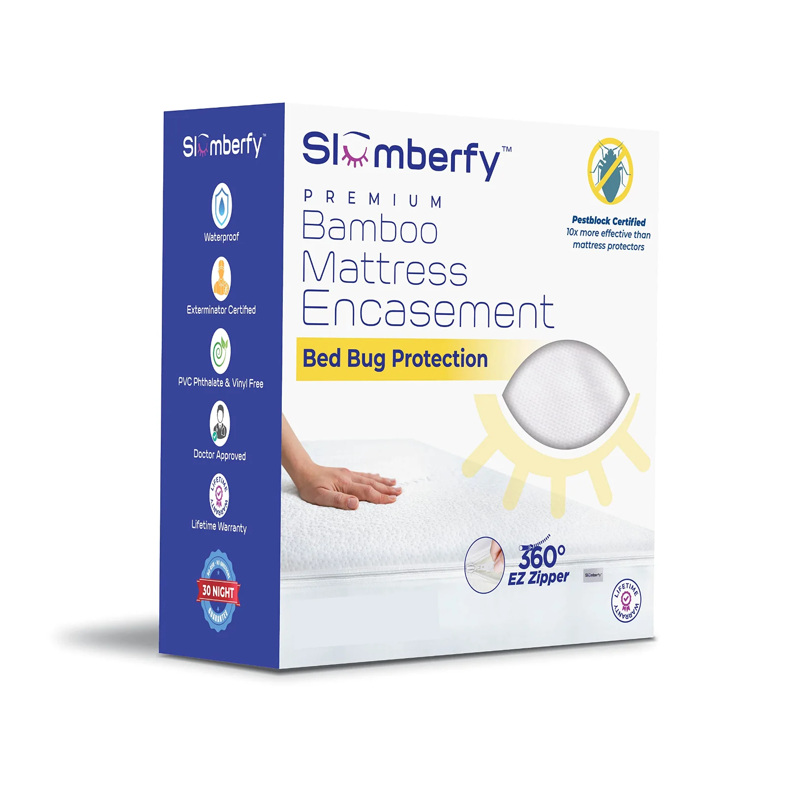 Slumberfy Bamboo Mattress Encasement